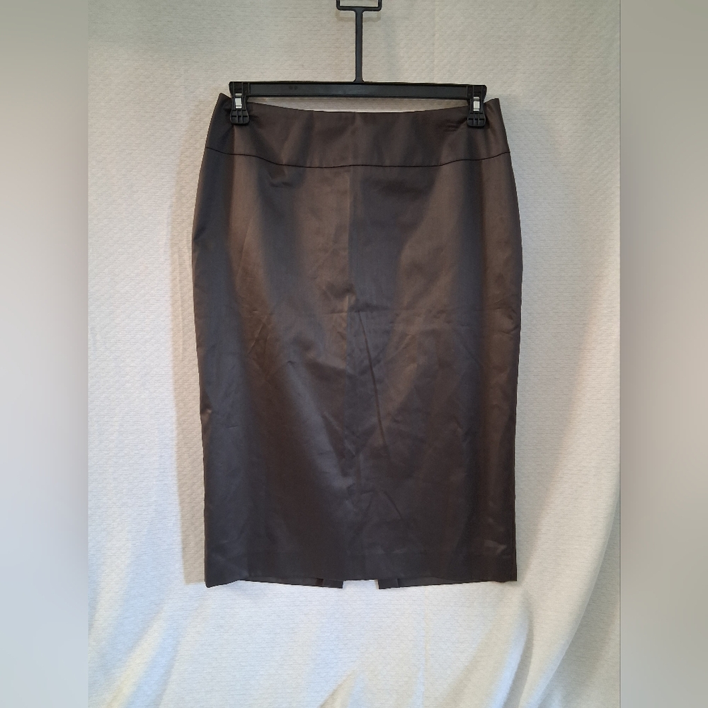 Lafayette 148 New York Brown Pencil Skirt